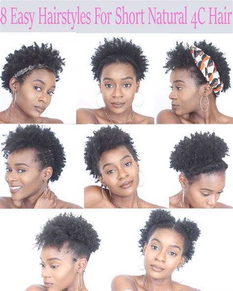 Thin finger coils have always been one of the favorite protective hairstyles. 8 Easy Protective Hairstyles For Short Natural 4C Hair ...