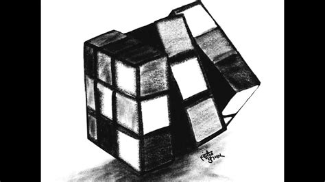 Wide lenses exaggerate perspective, while longer lenses compress perspective. Time Lapse Of A Rubix Cube Drawing - YouTube