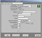 Images of Bank Account Management Software