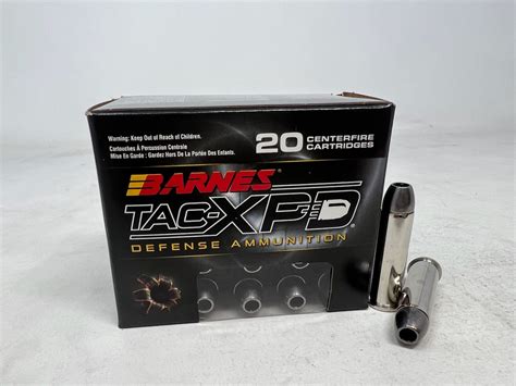 Barnes 357 Magnum Ammunition Tac Xpd Defense Bpd357m2 125 Grain Tac Xpd