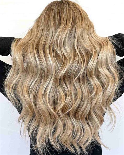 Light Golden Blonde Balayage Black Hair With Highlights Brown Hair