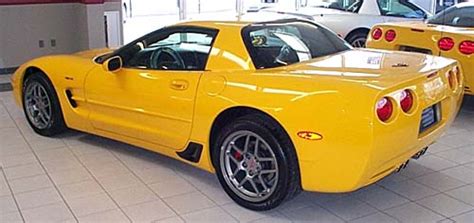 Corvette Spotlight Of The Month 2001 Millenium Yellow Z06 Corvette
