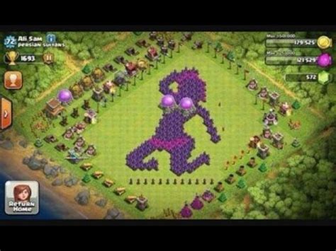 How To Make Sexy Base In Clash Of Clans For Th Youtube