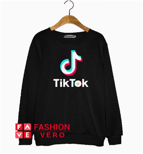 Tik Tok Letter Crown Logo Sweatshirt