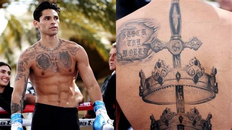 Tatuajes De Ryan García Cuántos Tiene Qué Dicen Y Qué Significan