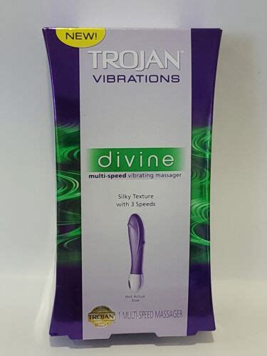 Trojan • Vibrations • Divine • Multi Speed Vibrating Massager New And Sealed 22600019503 Ebay