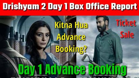 Drishyam Day Box Office Collection I Advance Booking Report I Ajay