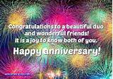 Wishing you a happy celebration on your anniversary. Wedding Anniversary Wishes for Friends - Happy Anniversary ...