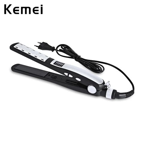 Kemei Km 800 Electric Hair Straightener Tourmaline Ceramic Anion Led