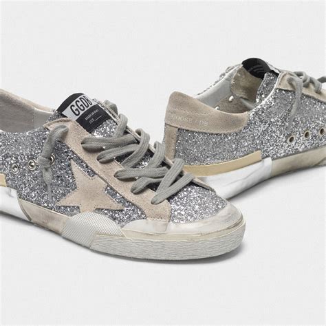 Superstar Glittery Patchwork Superstar Sneakers With Multi Foxing