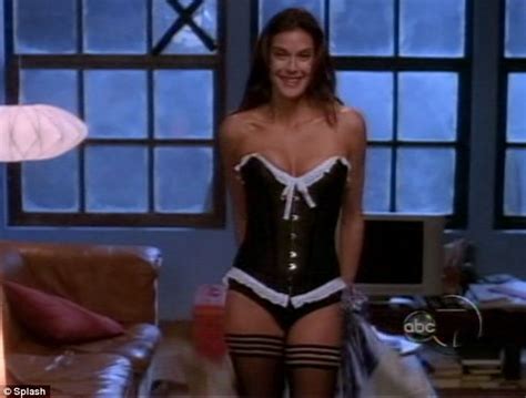 desperately revealing teri hatcher strips down to her sexy underwear as she attempts to entice