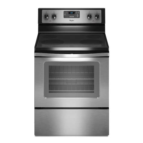 Whirlpool Wfe320m0as 48 Cu Ft Electric Range W Dual Radiant Element