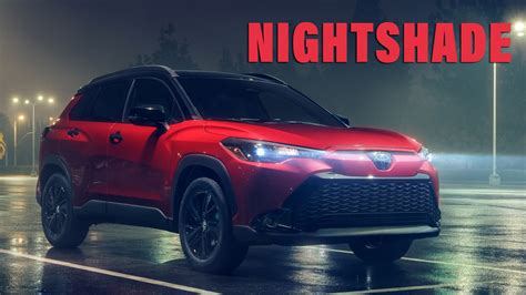 2024 Toyota Corolla Cross Hybrid Gets The Moody Nightshade Treatment