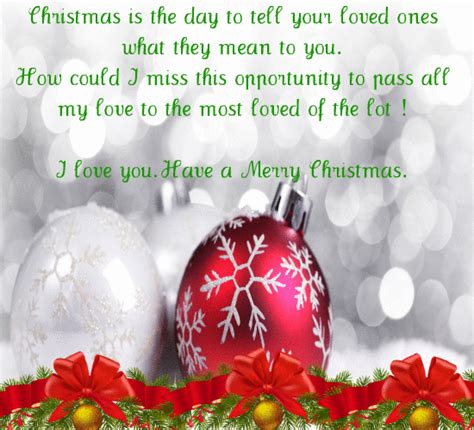 Merry Christmas With Love Free Love Ecards Greeting Cards 123