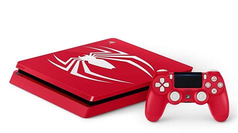 Playstation 4 Slim Console 1tb Red Spiderman Limited Edition