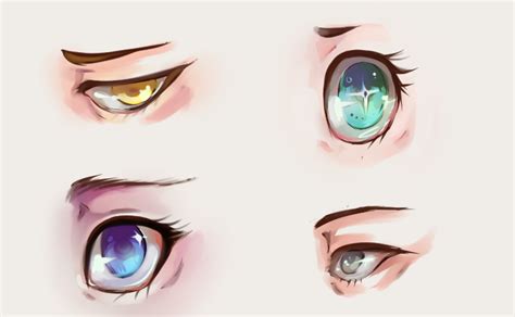 How To Draw And Color Eyes Anime Or Semi Realistic Draw