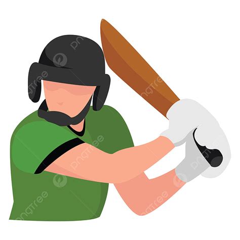 Cricket Player Clipart Transparent Png Hd Cricket Player Illustration