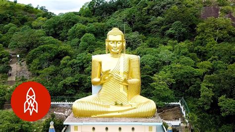 Exploring The Sri Lankan Caves Of Golden Buddhas