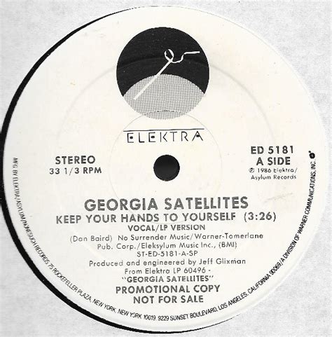 Georgia Satellites Keep Your Hands To Yourself 1986 Vinyl Discogs