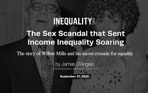 The Sex Scandal That Sent Income Inequality Soaring