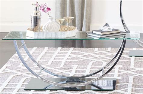 By picket house furnishings $ 178 19 /piece. Chrome Glass Top Coffee Table from Coaster | Coleman Furniture