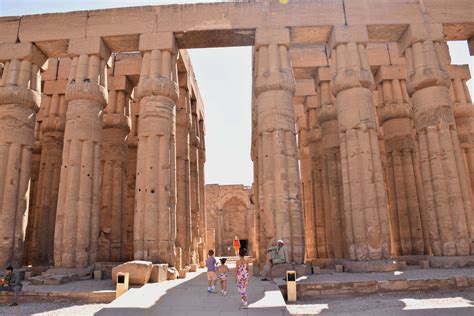 Egypt Ancient Temple Of Luxor With Kids Amor For Travel Luxor Egypt