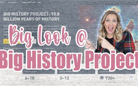 Big Look At Big History Project Making Everyday Magic