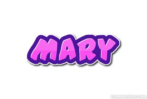 Mary Logo Herramienta De Diseño De Nombres Gratis De Flaming Text
