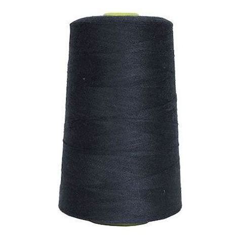 Black 5000m Overlocker Thread Echidna Sewing