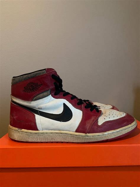 Nike Air Jordan 1 Chicago Og 1985 Grailed