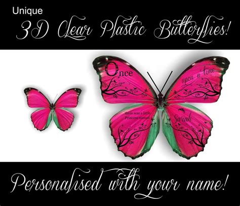 Personalised Name Butterflies Cuddles Wall Art Decal Sticker Etsy
