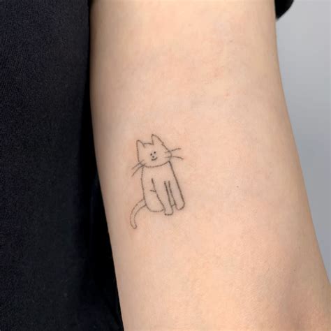 top 61 best simple cat tattoo ideas [2021 inspiration guide]