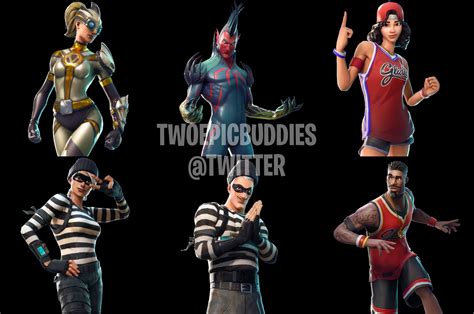 Choose from over 1.5 million free player skins uploaded by the community. 'Fortnite' 4.3 Datamined Skins: Robbers, Basketball Stars ...