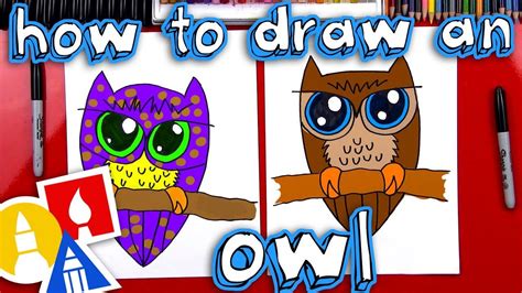 How To Draw An Owl Owls Drawing Art For Kids Hub Cute