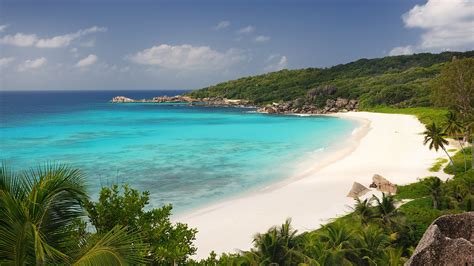 Grand Anse Beach In La Digue Seychelles 1920×1080 Hd Wallpapers