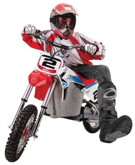 2 kid's dirt bikes vs. Razor Scooters For Kids Electric Motocross SX500 Dirt Ride ...
