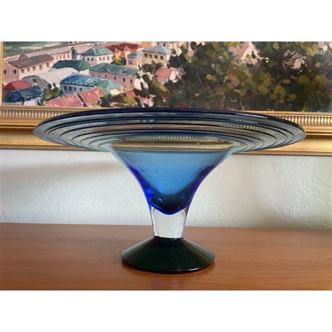 Mid Century Blenko Glass Bowl Chairish