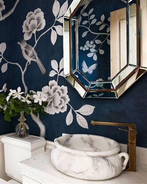 Bathroom Decorating Ideas The Prettiest Powder Room Photo Bjorn