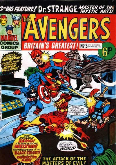 Cover For The Avengers Marvel Uk 1973 Series 3