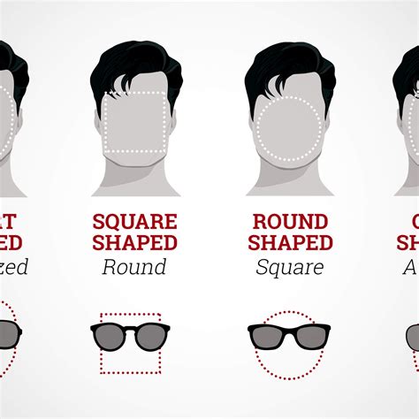 Oval Face Shape Men Sunglasses