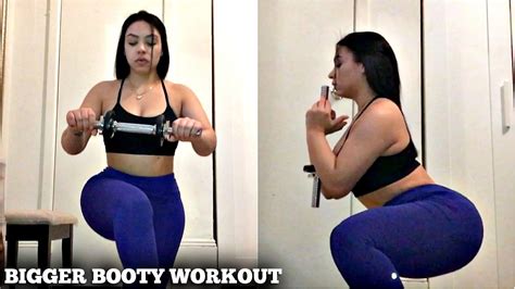 How To Get A Bigger Booty Dumbbell Workout Iluvmarlenynunez Youtube