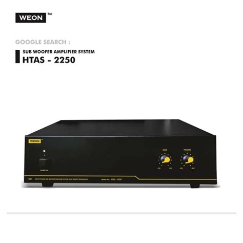 Weon Sub Woofer Amplifier For Home Htas 2250 Cabinet Material Heavy
