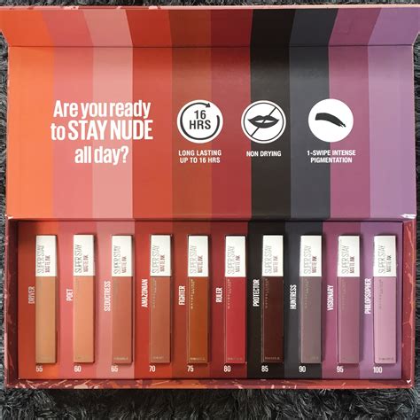 Maybelline SuperStay Matte Ink Un Nudes Collection Review And Swatches