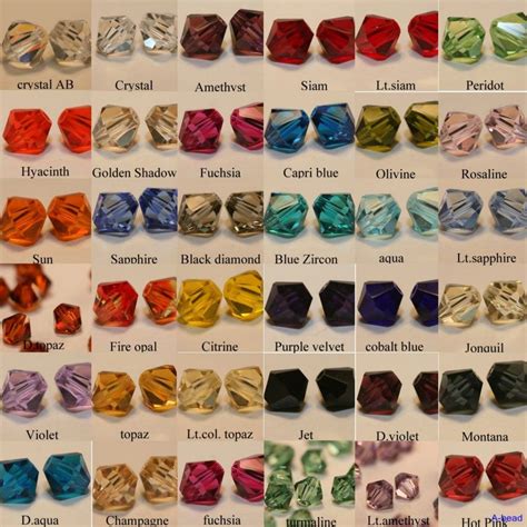 Chart Color Wheel Reference Chart Bead Size Chart Kay Johnson Beaded