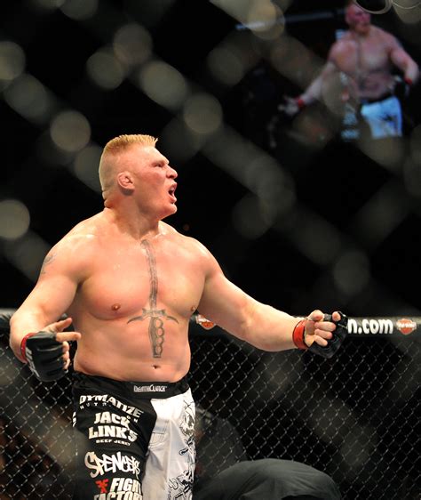 Brock lesnar won the ufc heavyweight title against randy couture at ufc 91 and was looking for redemption in his first title defense against frank mir at. Brock Lesnar and the Top 10 NCAA Champion Wrestlers in MMA ...