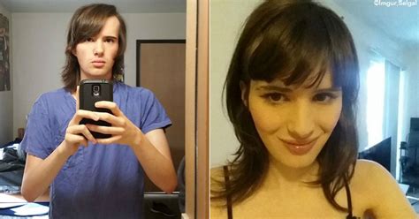 This Woman Documents Her Transgender Transformation Through An Incredible 17 Month Selfie Series