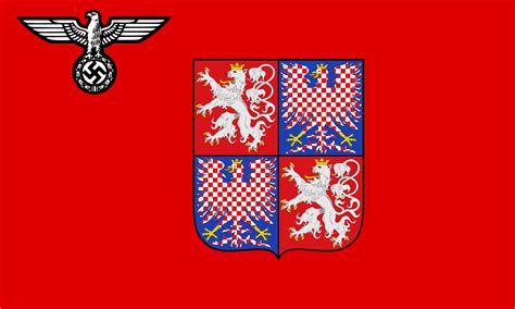 Fictional Flag Of The Protectorate Of Bohemia And Moravia Protektorat