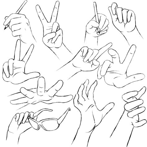 Hands Practice 2 By Ruuruu Chan On Deviantart How To Draw Hands