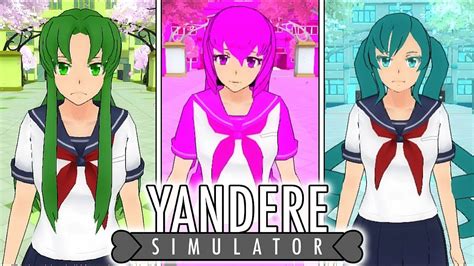 Super Colorful Yandere Simulator Mods Midori Mai Waifu And Saki