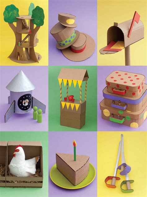Cardboard Box Craft Ideas For Kids